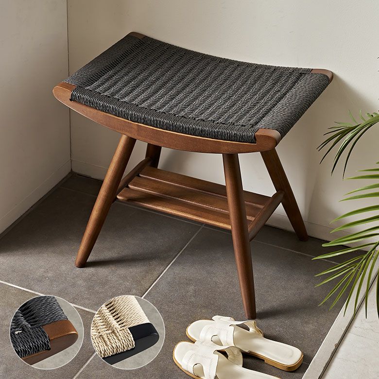 スツール 椅子 イス いす チェア ベンチ ペーパーコード 木 木製