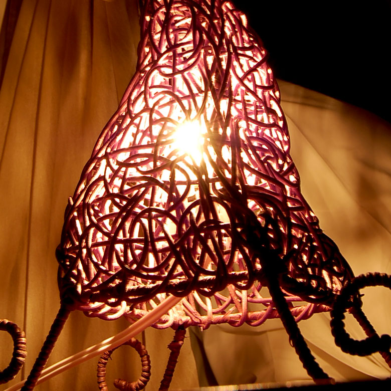 フロアライト リゾート 照明 ライト アジアン照明 ラタン編みピクシー