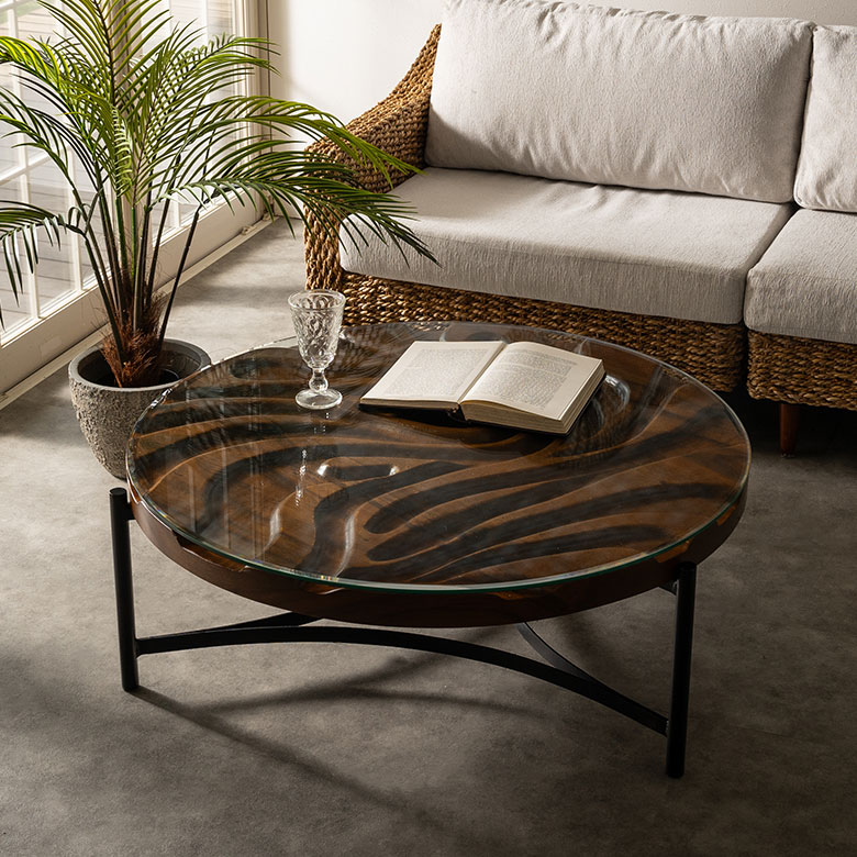 SONY コーヒーテーブル ローテーブル ヴィンテージ カラステーブル