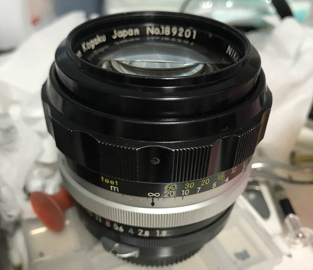 Repair: Nikkor-H 85mm f/1.8 Auto | Richard Haw's Classic Nikon