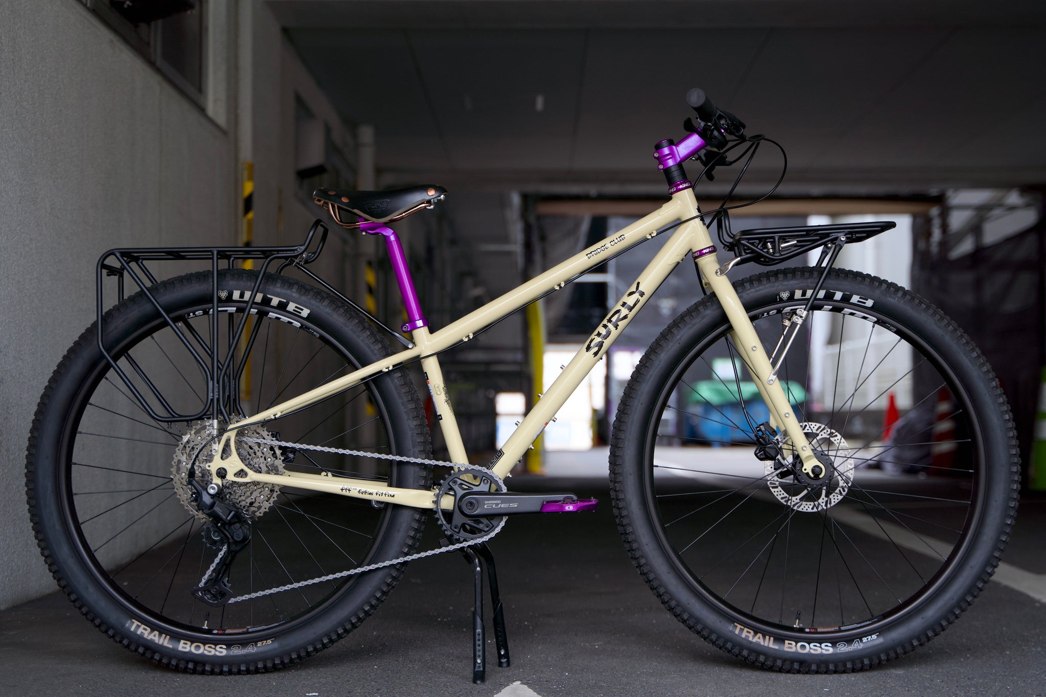 PAUL TALL AND HANDSOME SEATPOST 27.2mm Purple ポール シートポスト