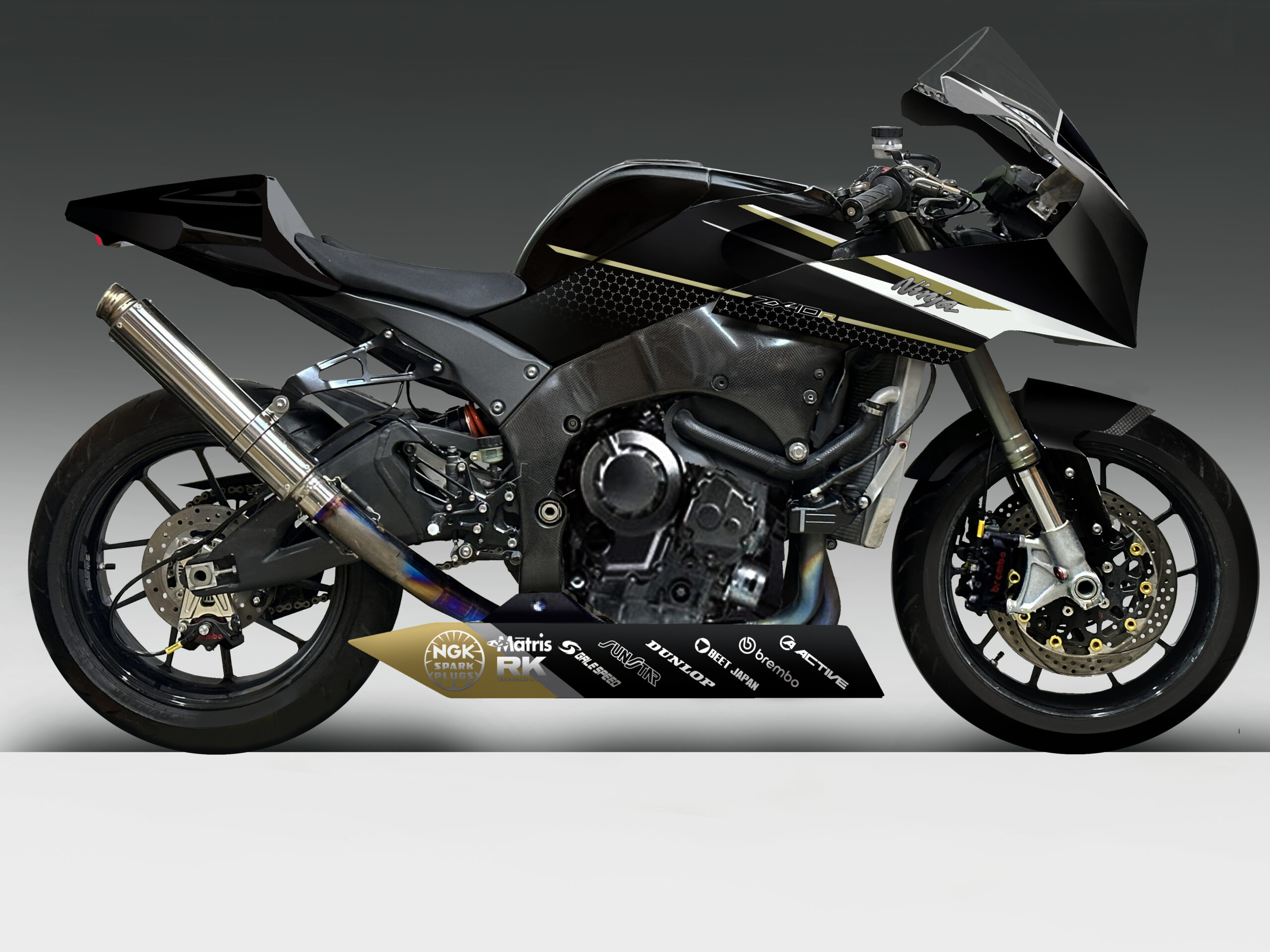 妄想.JP | ZX-10R J/KをNinja化する㊿+④