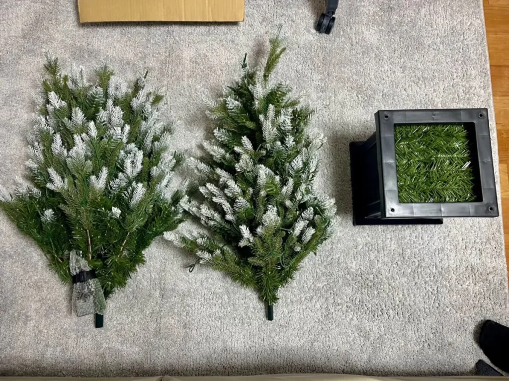 コストコのクリスマスツリー137cmを徹底レビュー｜電飾内蔵で片付け