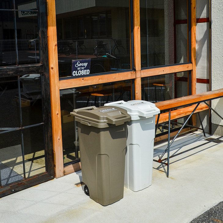 RISU植物由来 キャスターペール 70C2（屋外ゴミ箱） | リス公式