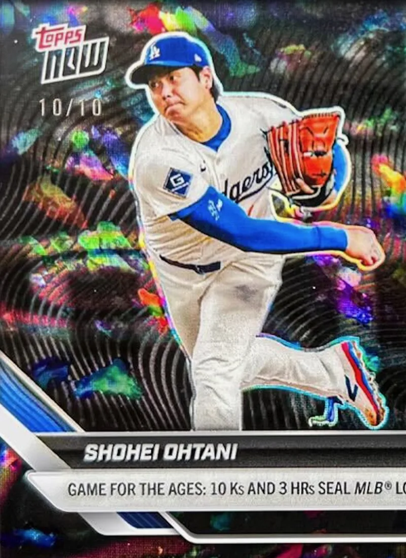 Topps NOW® が大谷翔平をフィーチャーした Opal Chrome をリリース