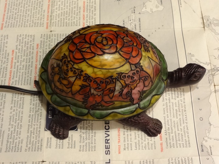 グレイトフルデッドベア カメ型 亀 ビンテージ USA テーブルランプ ライト