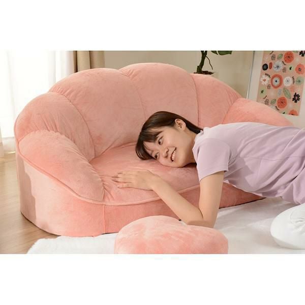 直送】シェルソファ/1.5人掛け｜かわいいお姫様インテリア家具・雑貨の