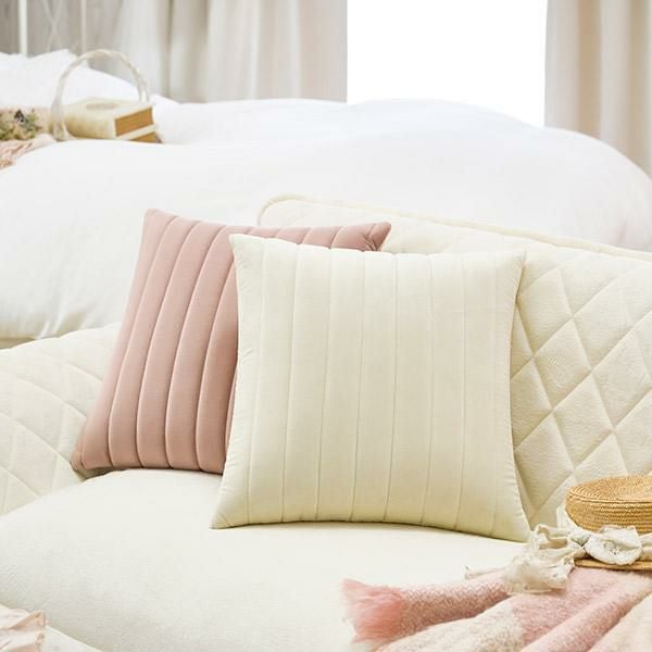 直送】くすみダスティカラーのクッション/ベロア｜かわいいお姫様