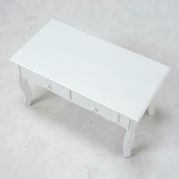 直送】引き出し付き猫脚テーブル(2杯)｜かわいいお姫様インテリア家具