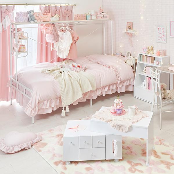 今ならポイント10倍 ♪～3/16 AM10:00まで】フリル布団カバー4点セット