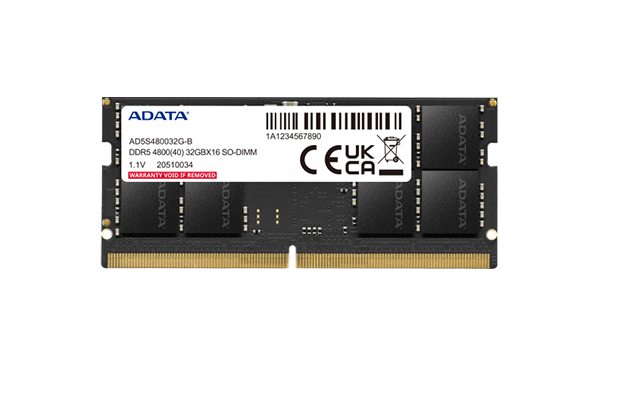 ADATA DDR5 メモリー 8GB 4800 adata-8-GB-DDR5-4800-SO-DIMM-