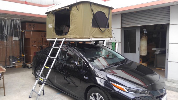 ルーフテント イージーキャンパー タワー - ルーフテント・車上泊総合