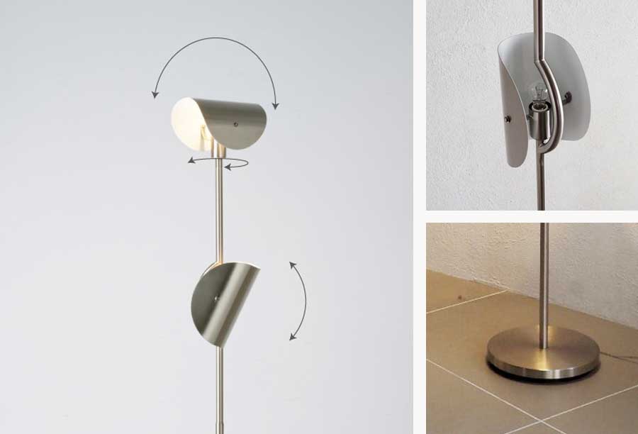 Ferrum フェルム フロアライト 2灯 照明 | インテリアショップ ルムジット