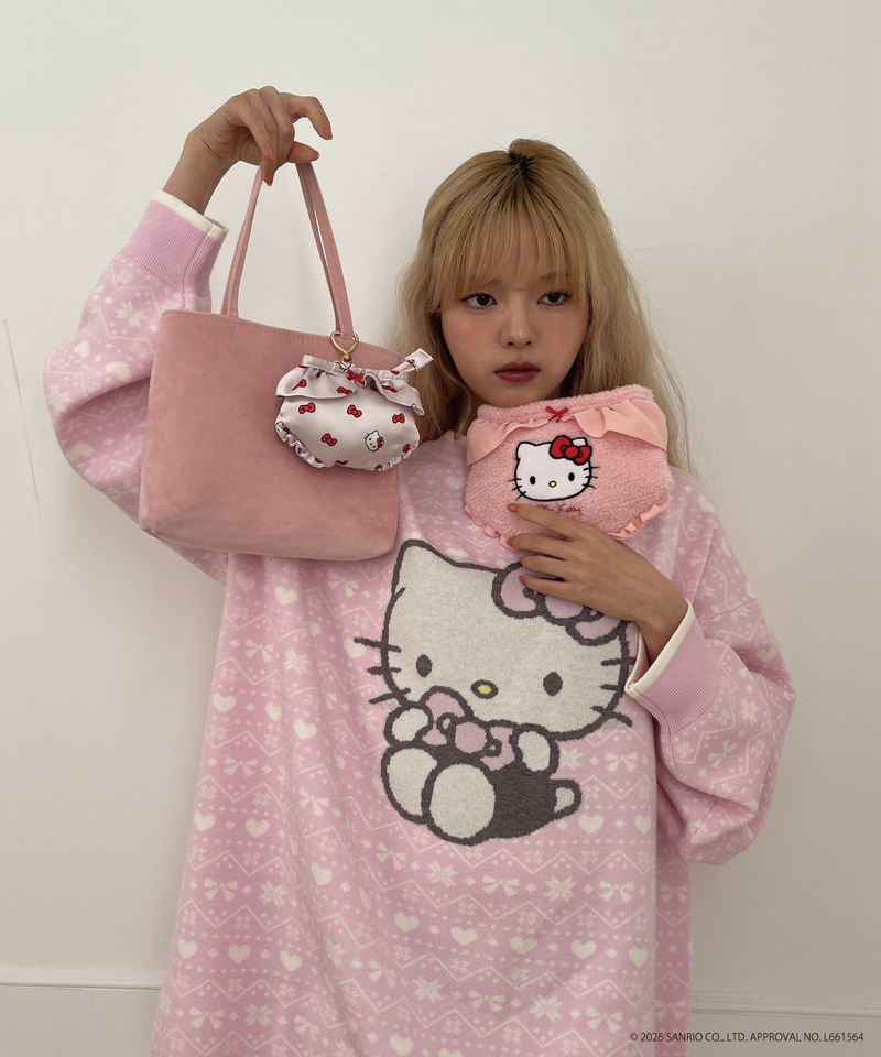 HELLO KITTY】BIG NORDIC KNIT｜MORE self LOVE モアセルフラブ 商品