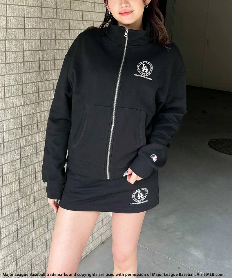 MLB】プリントロゴZIPパーカースカートセットアップ｜BACK TO THE