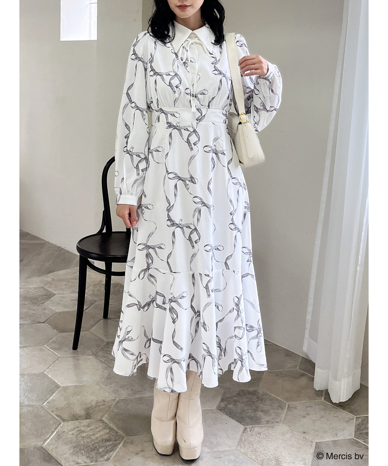 miffy 襟付きフレアマーメイドワンピース｜MIIA ミーア 商品詳細