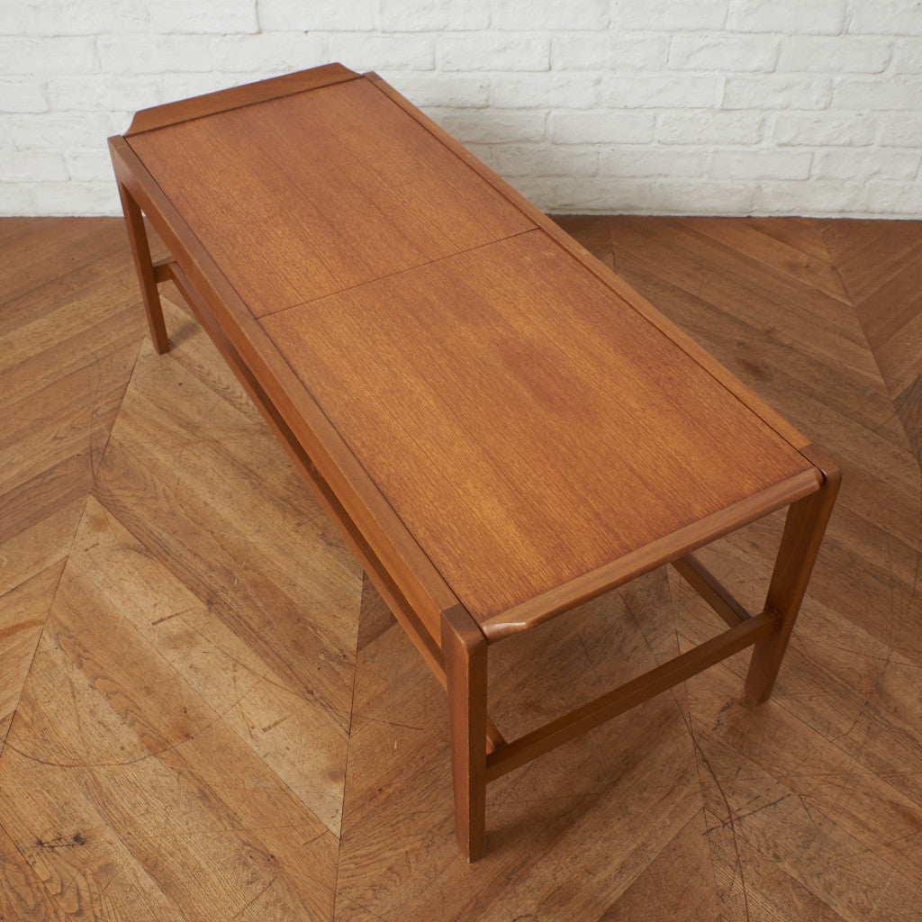 ヴィンテージ スライディングトップ コーヒーテーブル｜レンプロイ