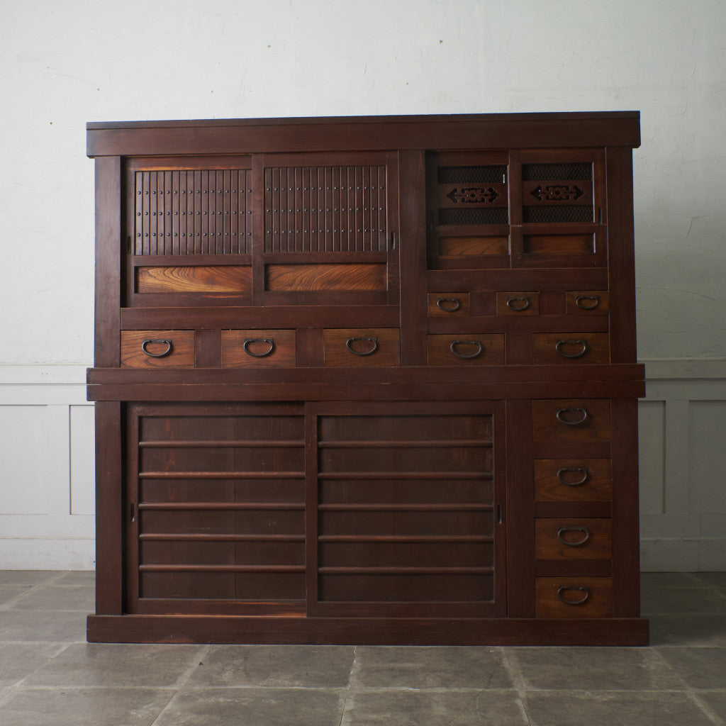 近江箪笥 欅材 水屋箪笥｜rocca rocca