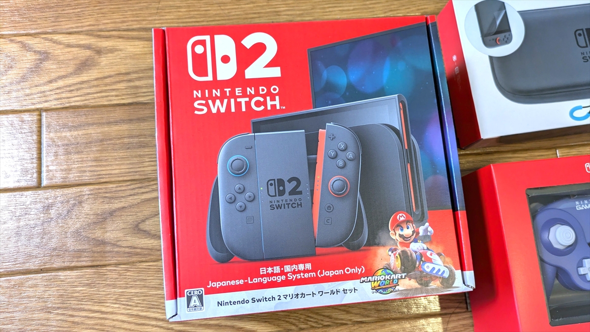 Nintendo Switch 2』を発売日にゲット！ 開封＆プレイしてみたら