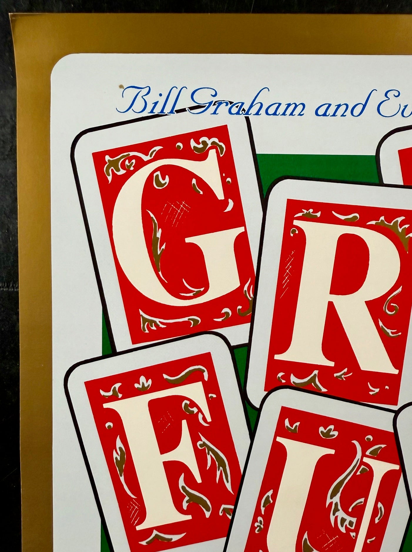 BGP-41 - Grateful Dead - Santana - 1991 Poster - Las Vegas