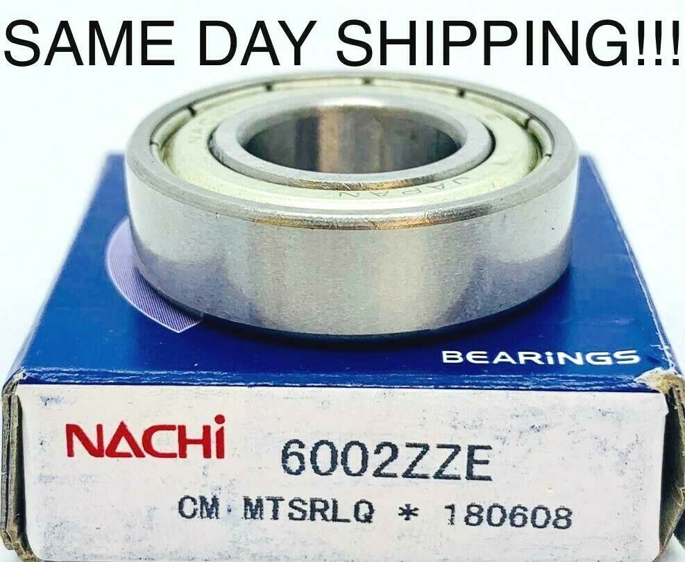 6002ZZ Nachi Ball Bearing 15x32x9 6002-ZZ - Rodavictoria USA