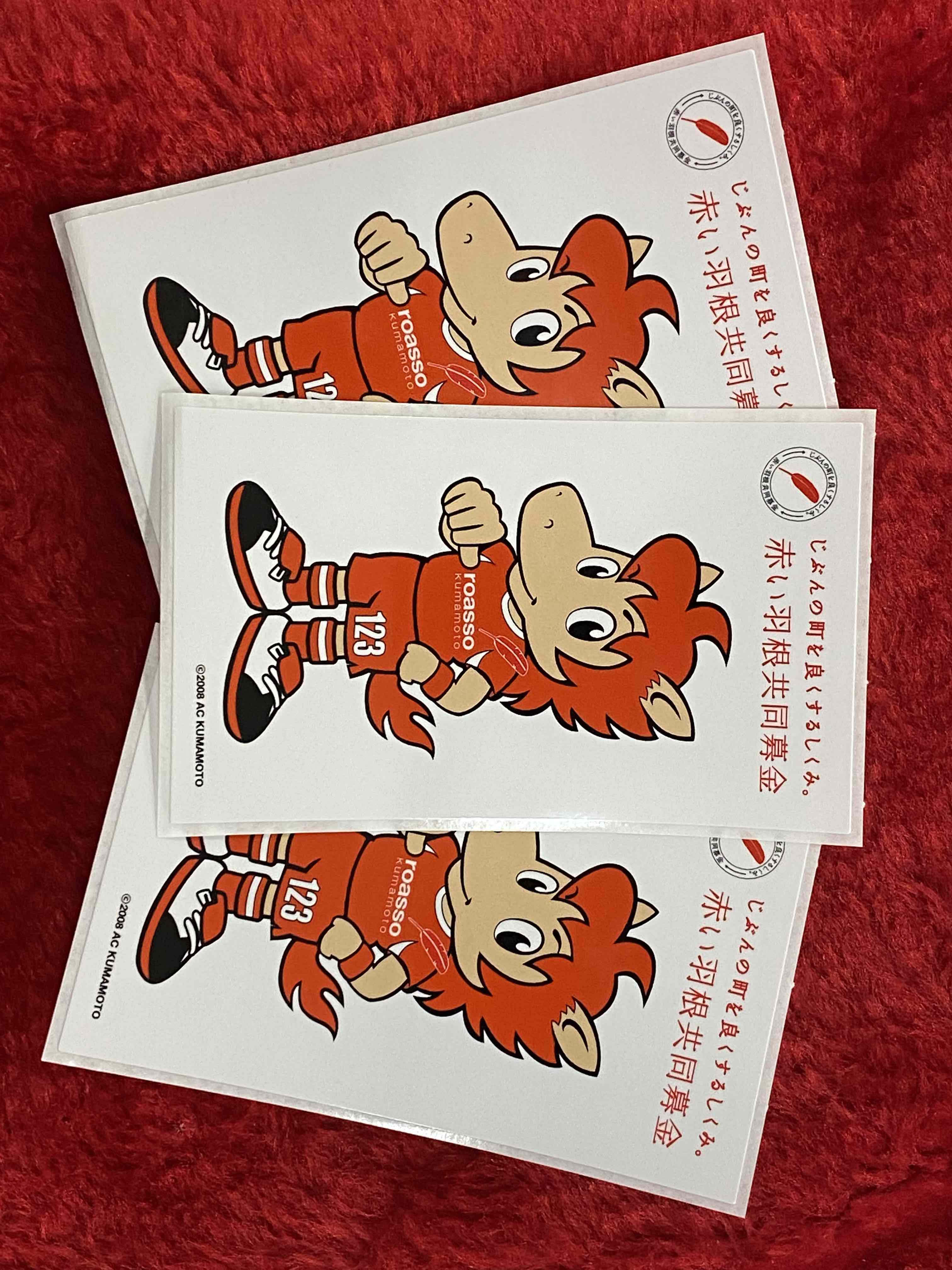 ロアッソ熊本10周年記念ピンバッチ ロッソ熊本ピンバッチ ロアッソ熊本