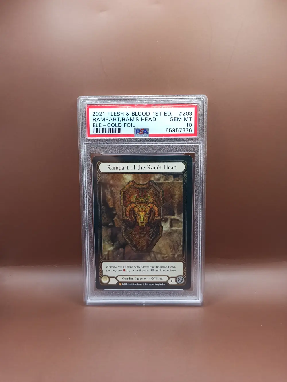 Flesh And Blood - Graded Card PSA 10 - Rampart of the Ram's Head
