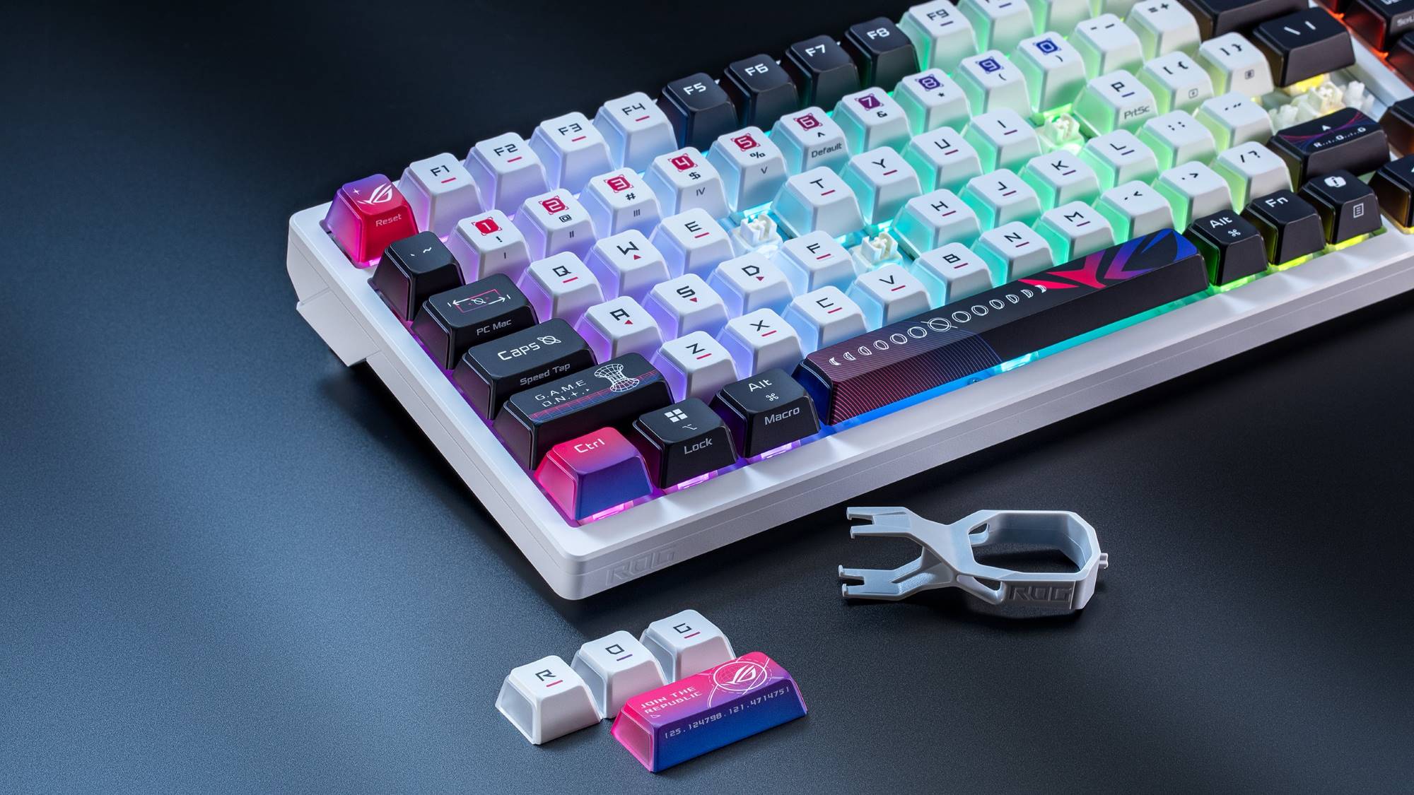 The ROG Azoth X 75% wireless keyboard is here, designed for