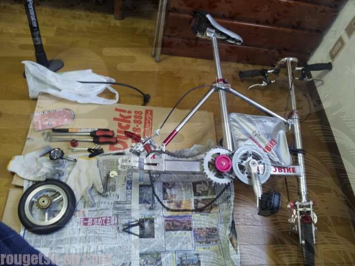 ミニベロ『ゼロバイク(ZEROBIKE)』8インチリアタイヤ(後輪) DIYで