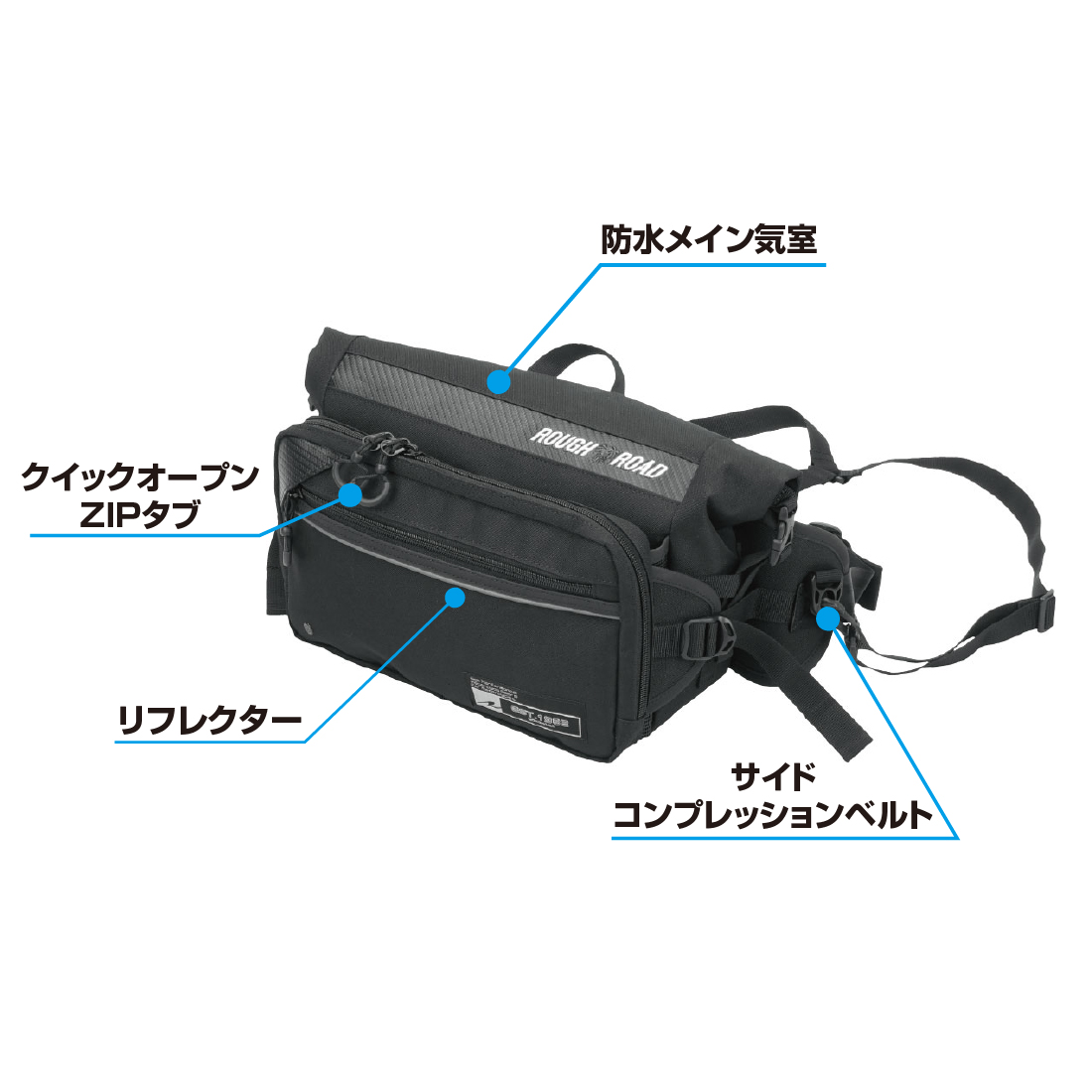 RR9510 AQA DRY ヒップパック | ラフ＆ロード