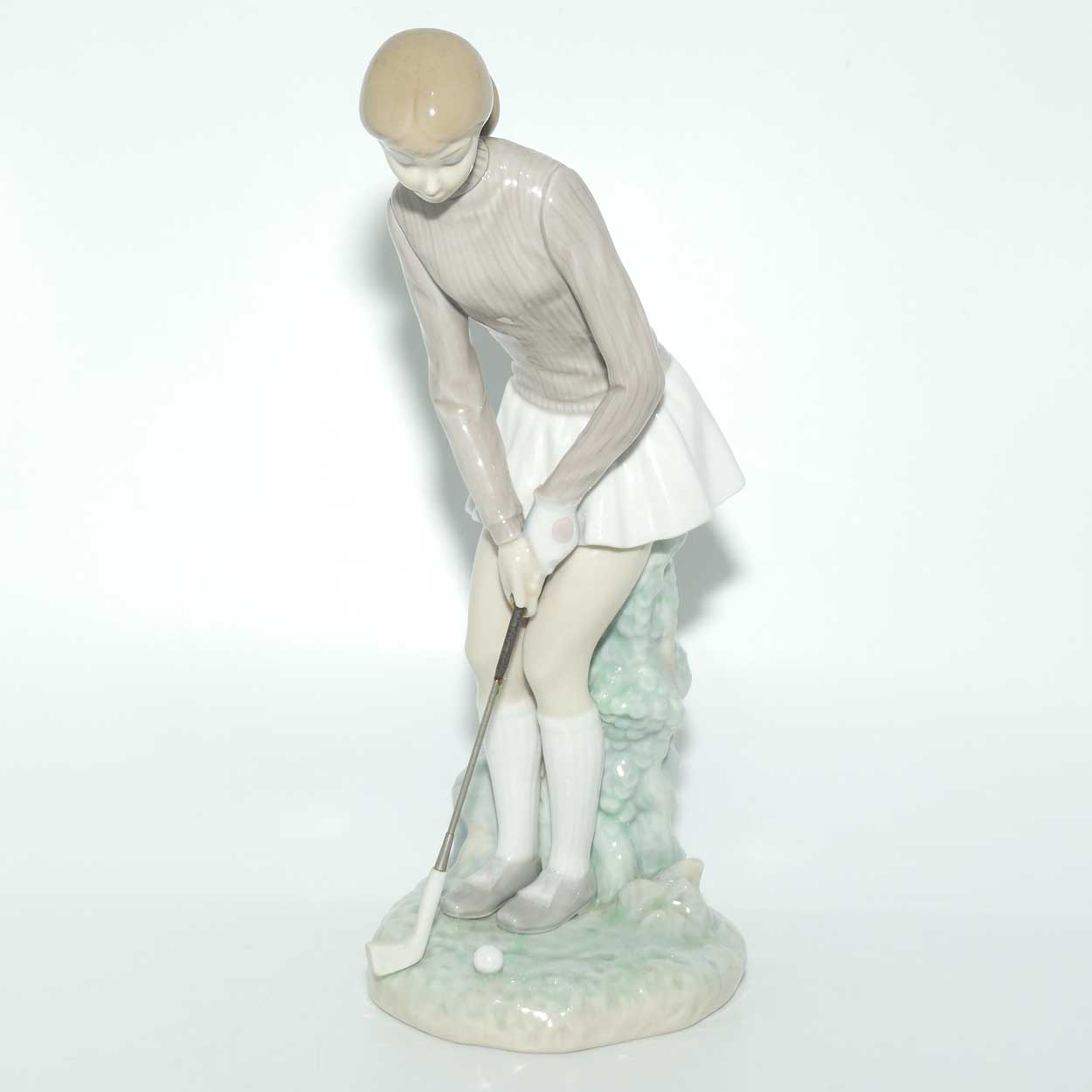 Lladro Spain figure Lady Golfer #4851