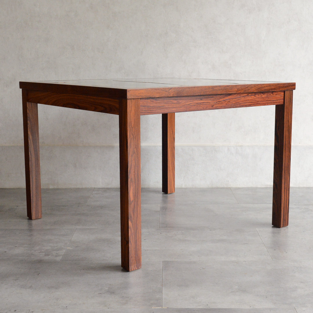 デンマークヴィンテージ タイルトップローテーブル P-17（ローズウッド