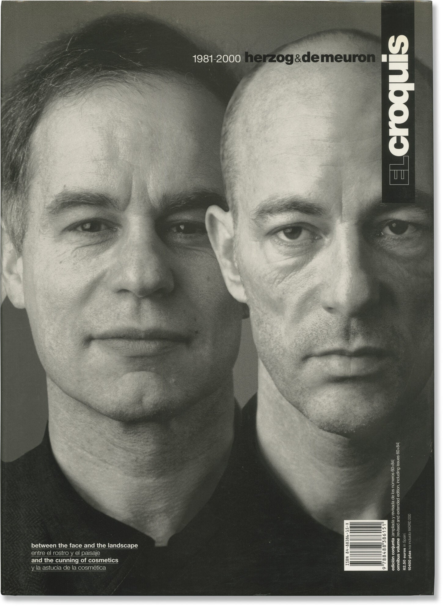 El Croquis: Herzog and de Meuron, 1981-2000: Between the Face and