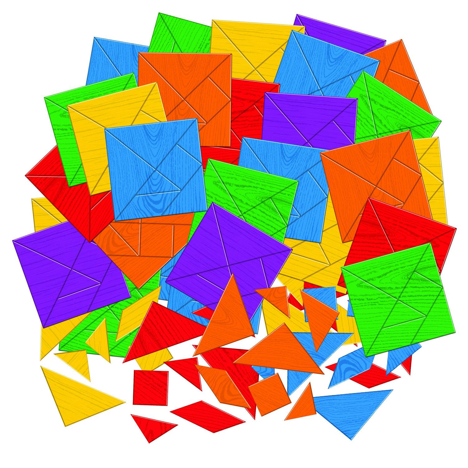 Tangram Puzzle Mosaics - Roylco