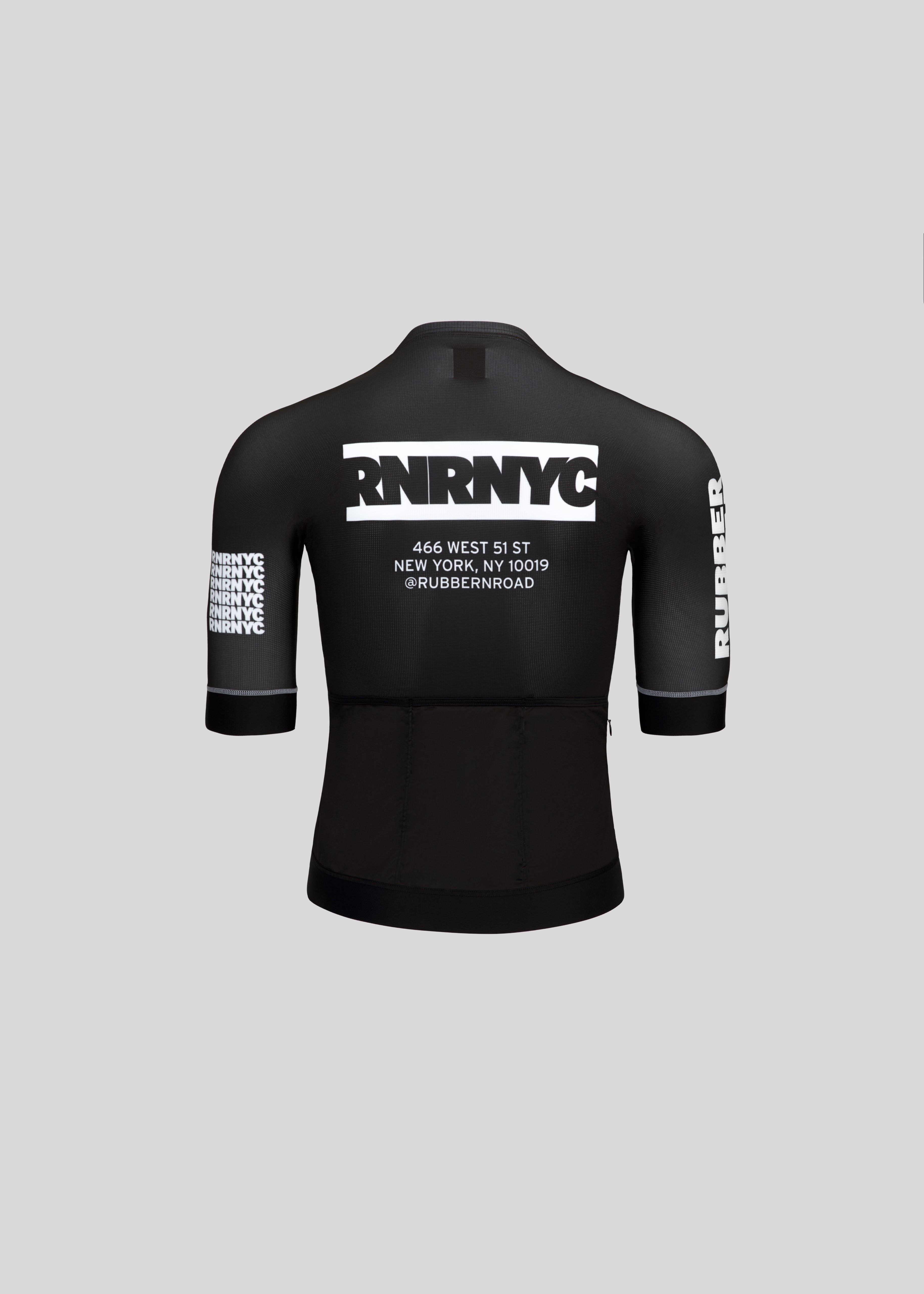 RNRNYC™ IMPACT Jersey - Black/White – RUBBER N' ROAD CYCLING