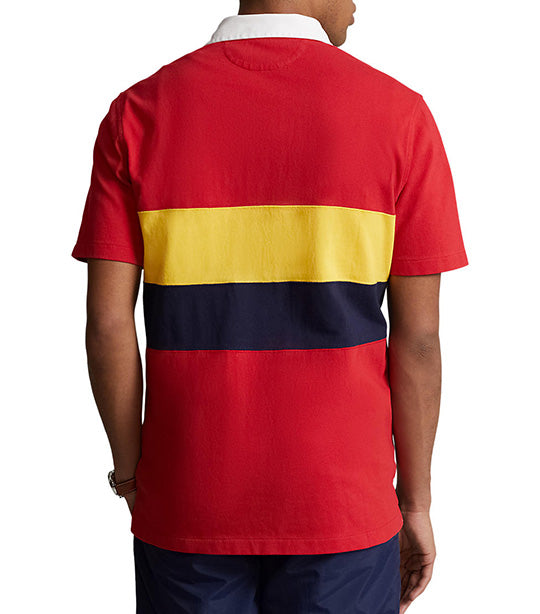 Polo Ralph Lauren Men's Classic Fit Polo Beach Rugby Shirt Red