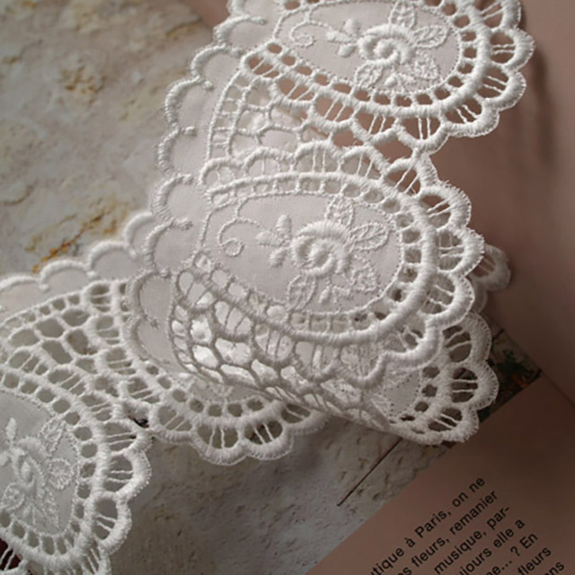 ヴィクトリアンなコットンレース