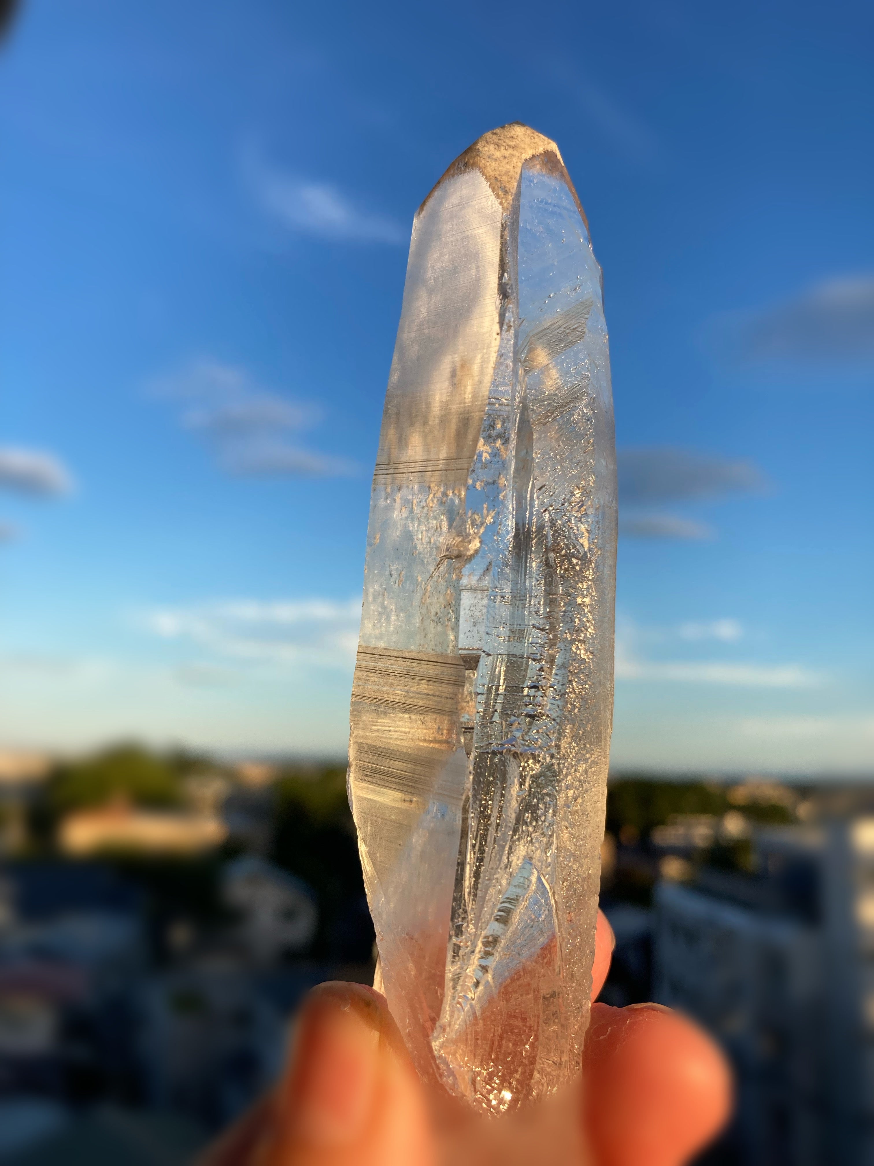 目覚めの光 』レムリアン シード クォーツ ポイント（ブラック