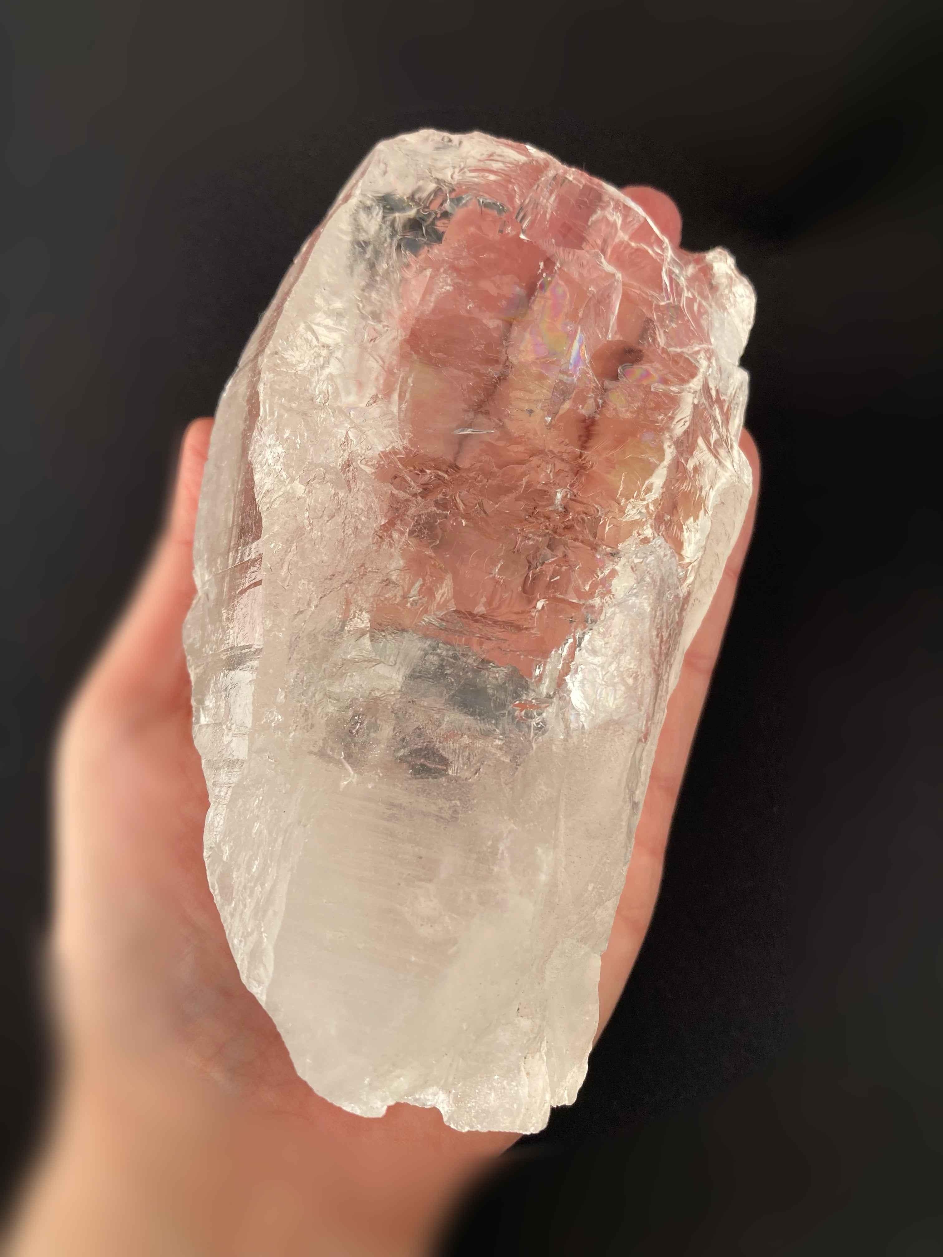 希少）『 ロシア産 レムリアン クォーツ (虹入り) 』1 Russian