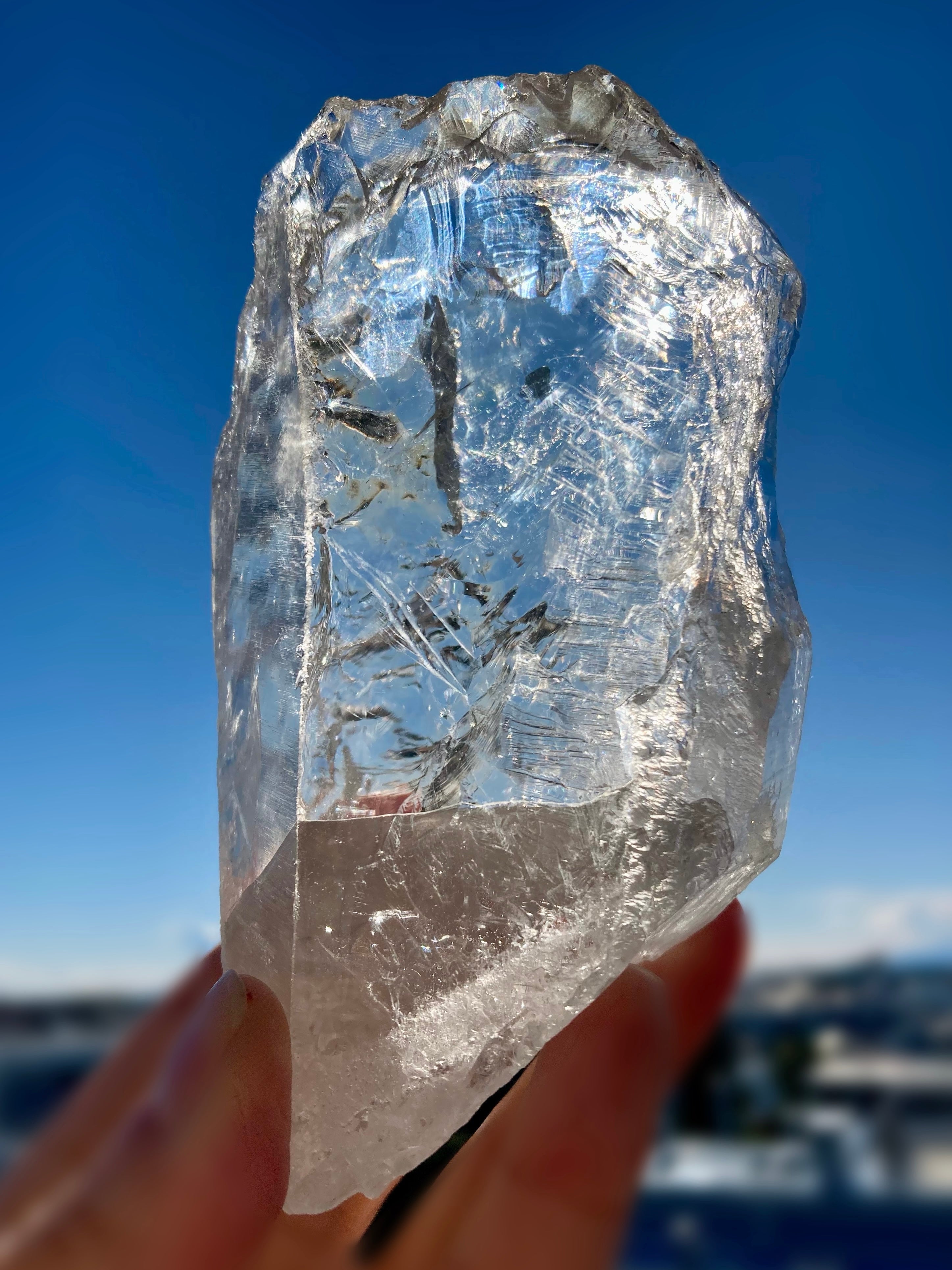 希少）『 ロシア産 レムリアン クォーツ (虹入り) 』1 Russian