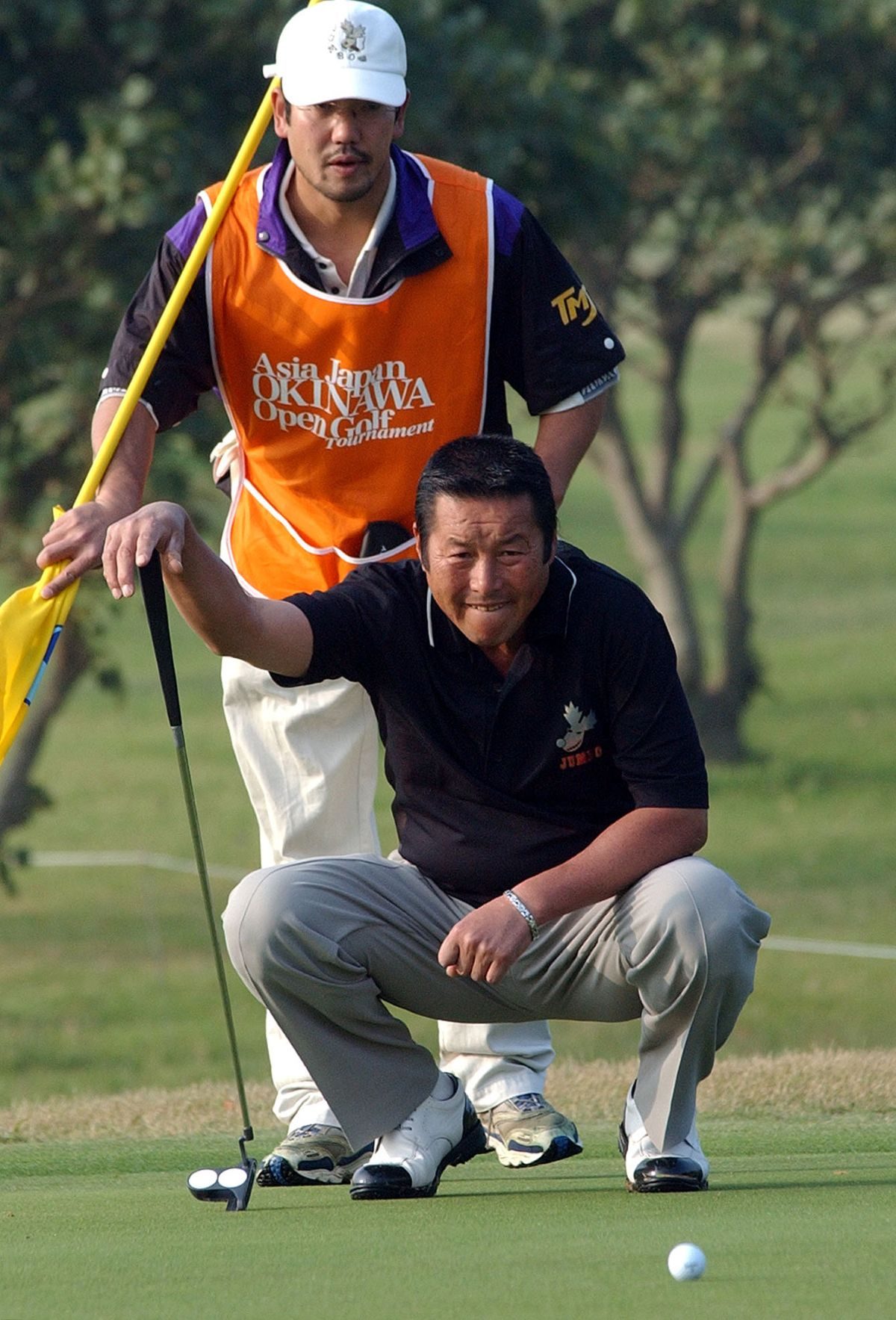 ジャンボ尾崎さん、沖縄でも人気 復帰の年にプレー【写真多数】