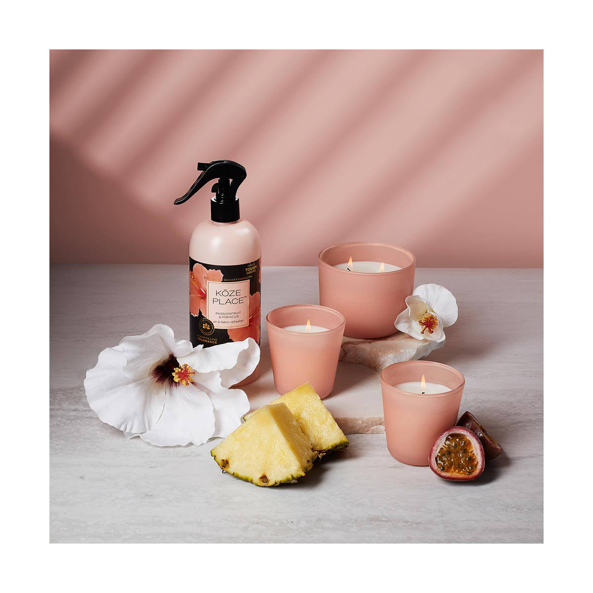 Buy Koze Place Passionfruit & Hibiscus Scented Candle, 8 oz from