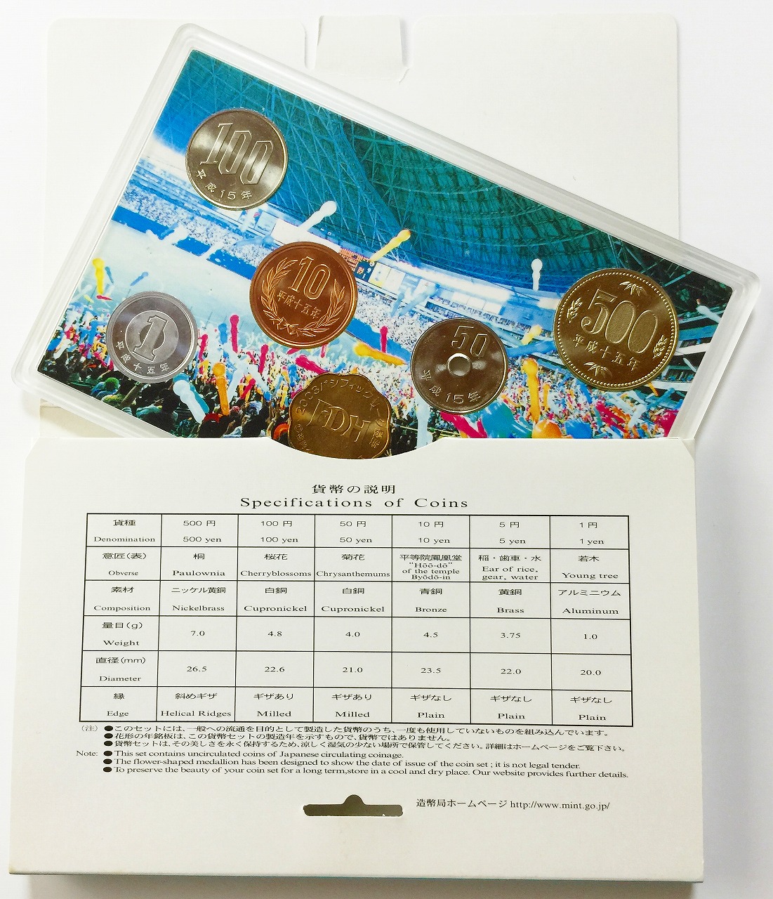 パシフィックリーグ優勝記念 福岡ダイエーホークス 2003年貨幣セット