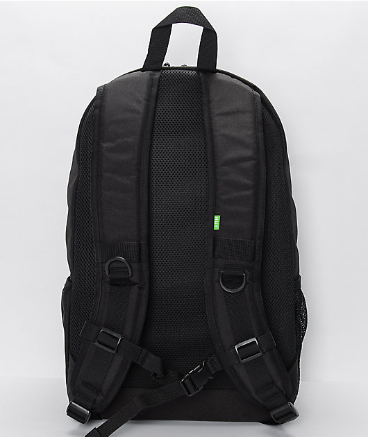 HUF Mission Black Backpack | Zumiez