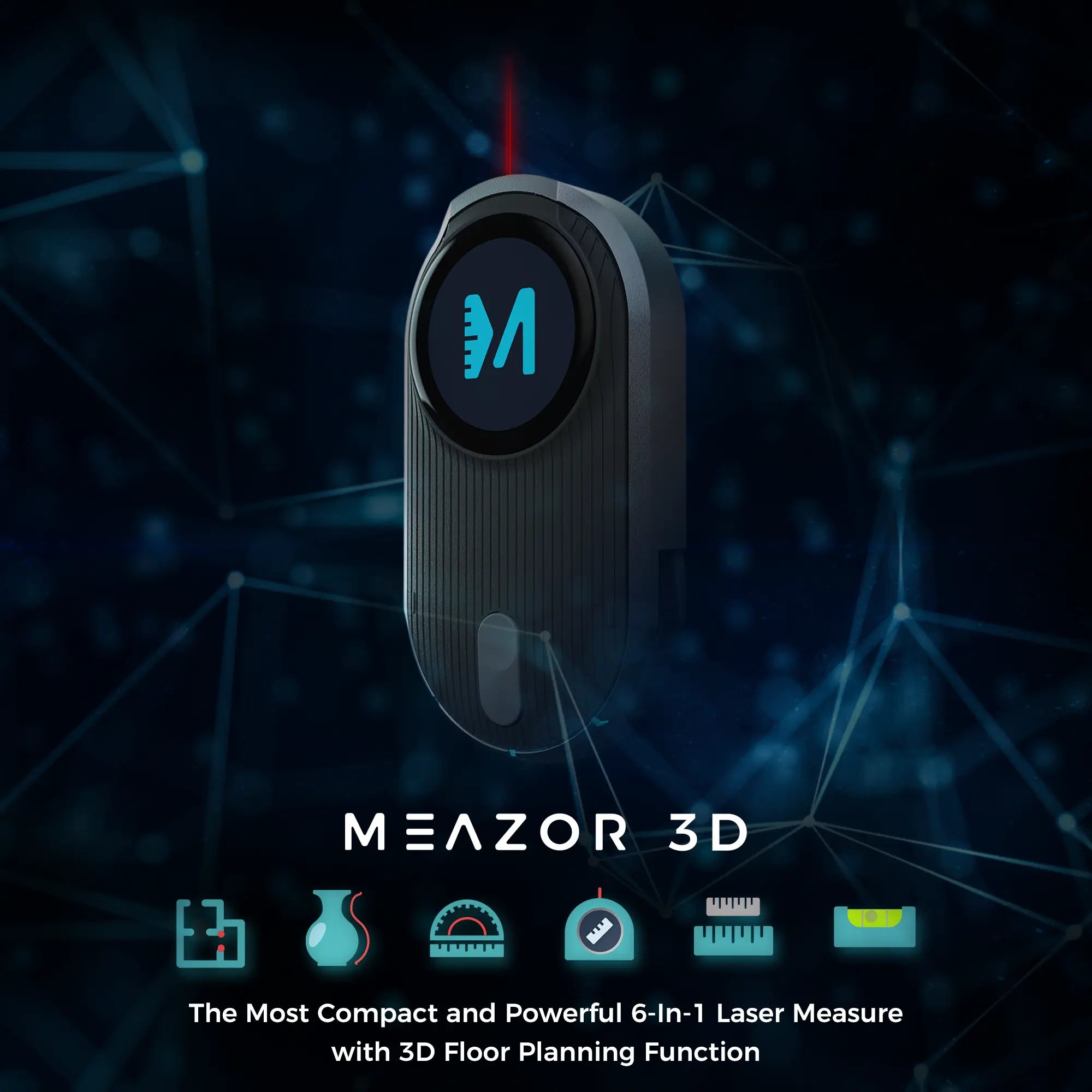 HOZO MEAZOR 3D - Future Laser Measure with 3D Floor Planning Function