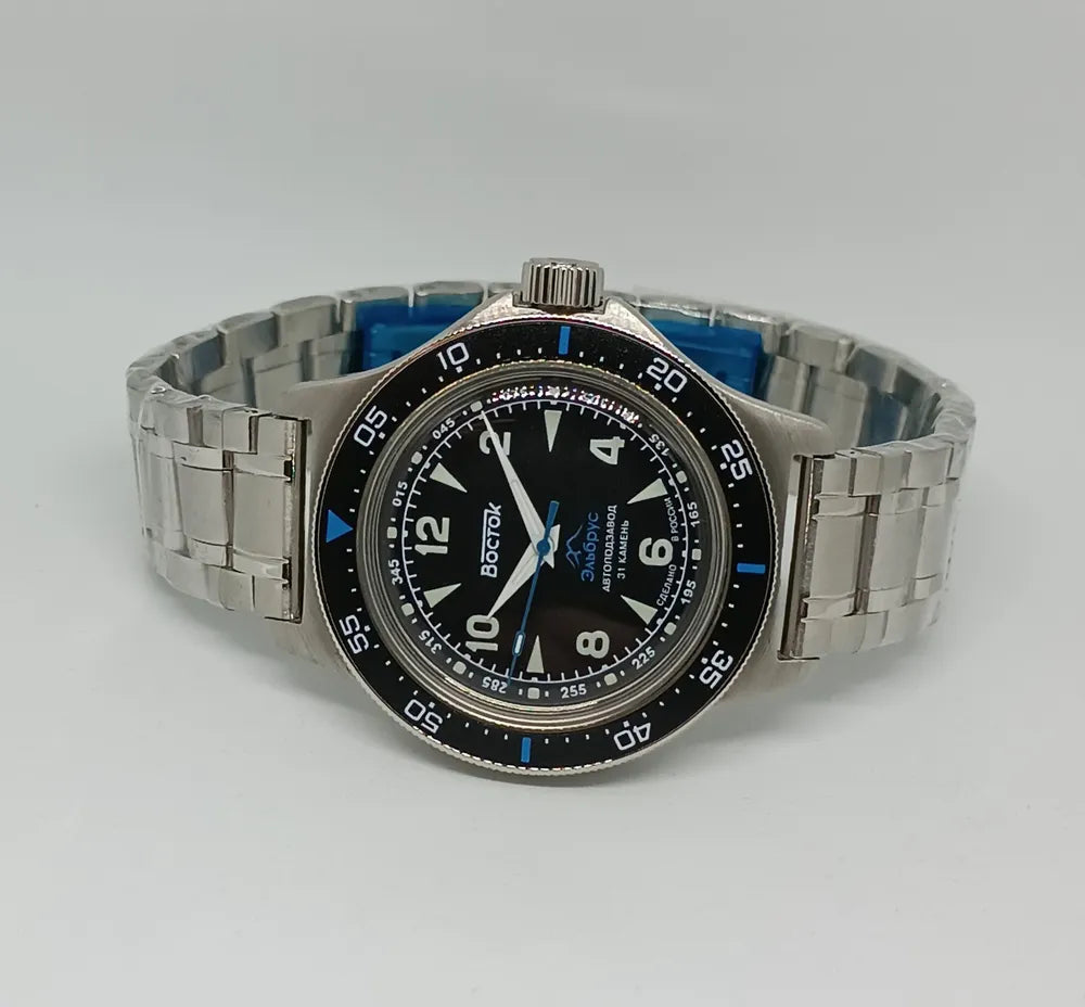 Vostok Amphibia 74042V Elbrus Watch | Scubadudestore – ScubaDudeStore