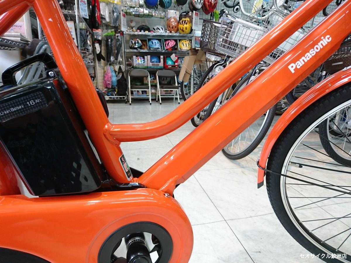 オレンジの電動アシスト パナソニック ティモS | セオサイクル鮫洲店