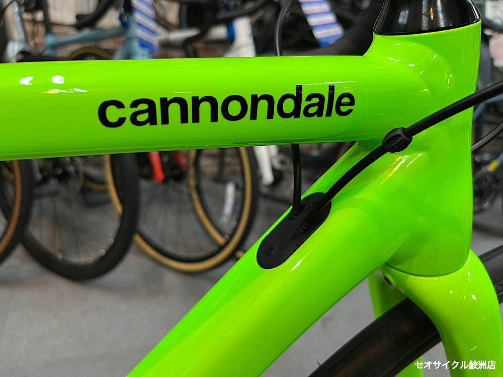 ライムグリーンのロードバイク cannondale CAAD13 DISC 105 Acid