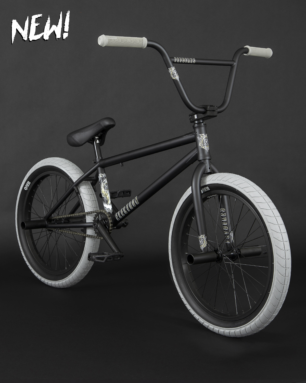 NEW* Fly Bikes Electron STR Bmx – 21″ – LHD – Light Grey – Sams BMX