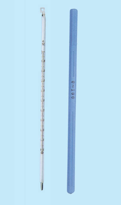 水銀棒状温度計 0～360℃ 330㎜｜総合的理化学機器商社 株式会社